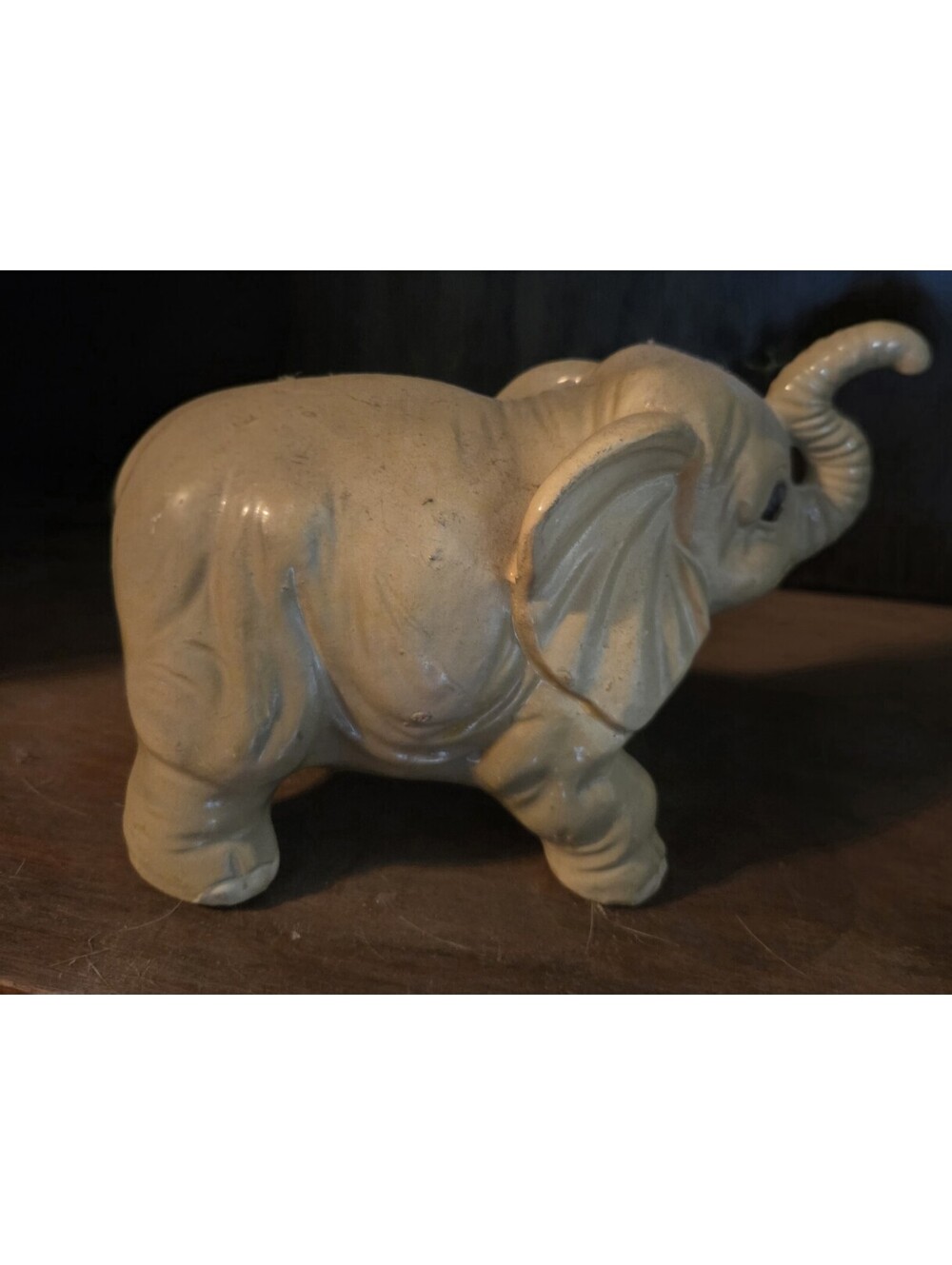 Trunk Up Elephant Figurine for Good Luck Elephant Statue